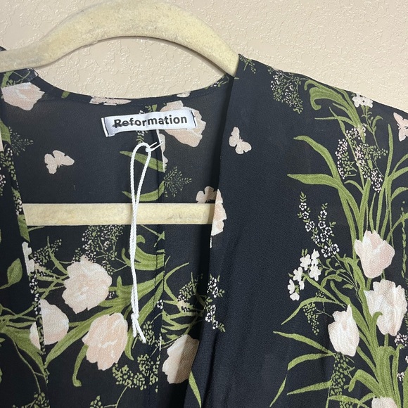 Reformation Lemongrass Jumpsuit size 0P - Picture 5 of 8